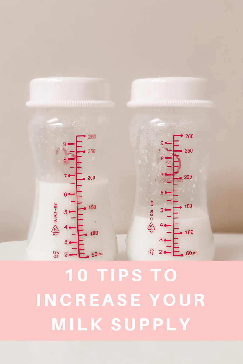 10 Tips to Increase Your Milk Supply - The Blessed Mess
